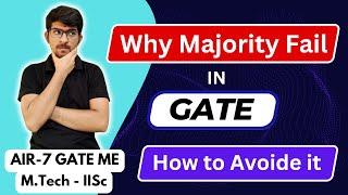 Why majority fails in GATE (Any competitive exam) || How to avoid it