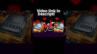 Intel Core i5 11300H vs Core i5 10300H | Intel 11th Gen Laptop CPU vs 10th Gen Core i5 #Shorts