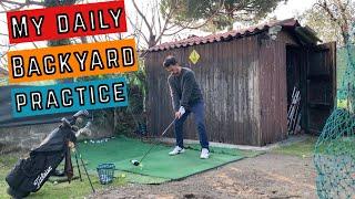 My Daily Backyard Golf Practice