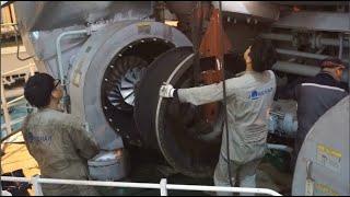 Amazing Technology Largest Ship's Main Engine Turbocharger overhaul  And How It Working