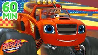 Blaze's Ultimate Races!  60 Minute Compilation | Blaze and the Monster Machines