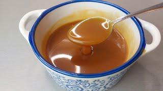 Sos de caramel / Reteta usoara cu 3 ingrediente / Crema de caramel