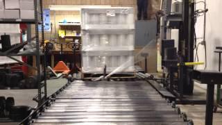 Orion FA-55 Fully Automatic Stretch Wrap Machine Demonstration (Reconditioned)