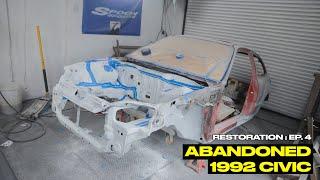 Restoring an Abandoned 1992 Honda Civic EG6 | EP. 4 - Engine Bay Shave