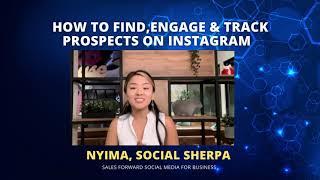 Sales Online Training: How to Find, Engage & Track Prospects all on the Instagram app