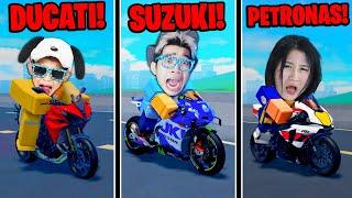 VIRAL! Persaingan Tersengit Pemilik Moto GP di Tempat Balapan Neraka Kematian Roblox!!!