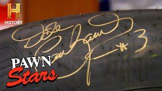 Pawn Stars: LEGENDARY Dale Earnhardt Signed Tire is A FAKE?! (Season 5)