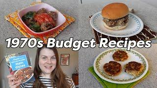 1970s BUDGET RECIPES ️ Money Saving Meals for Families