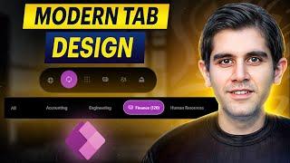 Power Apps Modern Tab Design Tutorial | Responsive