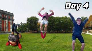 Last to Land Backflip on Ground Loses! *GONE WRONG*