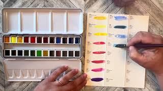 Lightwish Watercolor Review! Trying Out NEW WATERCOLORS