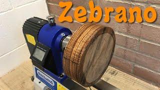 Woodturning - Zebrano Bowl