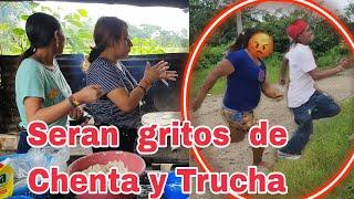 Enpleno Video Escuchamos Gritos de Chentia Sera Q Trucha Lo Tiene del Buche  Escucha Bien