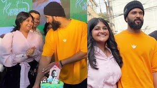 Vijay Devarakonda And Anand Devarakonda Visuals @Seven Oaks Pet Hospital Launch Event