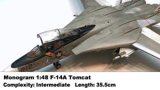 Monogram 1:48 F-14A Tomcat Review - Completed