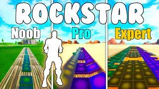 Rockstar (Pull Up Emote) Noob vs Pro vs Expert (Fortnite Music Blocks) - With Code