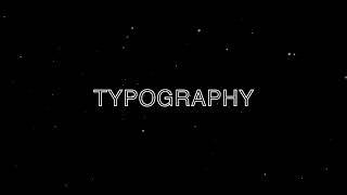 Typographic Intro