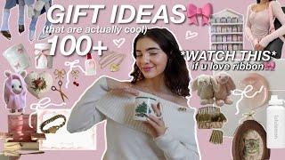 100+ HOLIDAY GIFT IDEAS *that are actually cool* for THAT girl  *WATCH THIS IF YOU LIKE RIBBON*