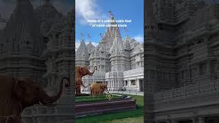 The second largest Hindu temple in the world just opened in New Jersey #shorts