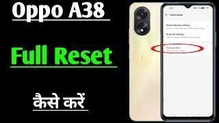 Oppo a38 full reset kaise kare | Oppo a38 reset setting | how to reset Oppo a38