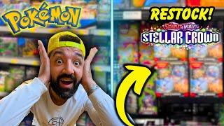 I HIT a STELLAR CROWN Restock EARLY!? | Pokemon Hunt & Opening 