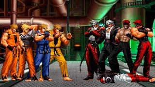 [KOF Mugen] Ryo Sakazaki Team vs Rugal Bernstein Team