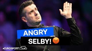 ANGRY Mark Selby flings cue & lashes out after missed shot  | The Masters 2024