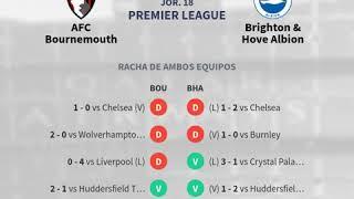 Previa AFC Bournemouth vs Brighton & Hove Albion - Jornada 18 - Premie... - Pronósticos y...