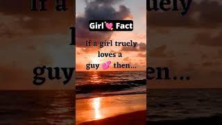 Psychology Fact - IF A GIRL REALLY LOVES YOU  then #shorts #facts #love #psychology #girl #arcade