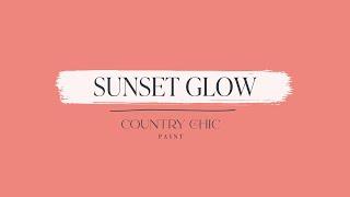 Sunset Glow | Coral Pink Furniture Paint | Country Chic Paint