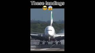 These are the craziest landings🫡🫡 #aviation   #ytshorts #crash