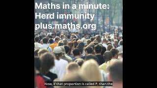 Maths in minute: Herd immunity