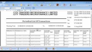 Savings Search Transactions
