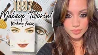 Follow a 1997 Makeup Tutorial | Kevyn Aucoin Making Faces | Janelle Mariss