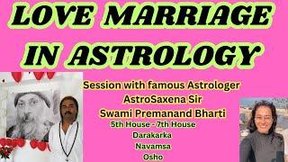 Love Marriage in Astrology- Lagna Chart, Navmansa, Saptamsa,Soulmate,Possessive Partner,Osho Wisdom