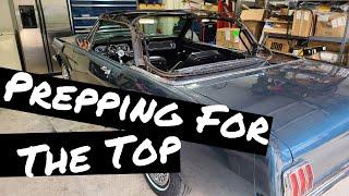 66 Mustang Convertible Top Installation Pt 1 Frame Prep