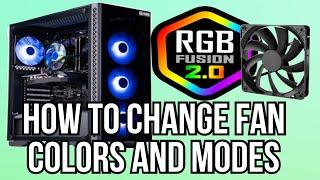 How to Change Fan Colors on The ABS Master Gaming PC