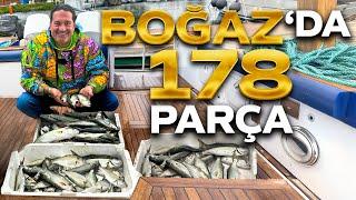 Boğazda Zokayla, Çapariyle, Canlı Yemle 178 Parça Balık. Nail Amca & İlkay