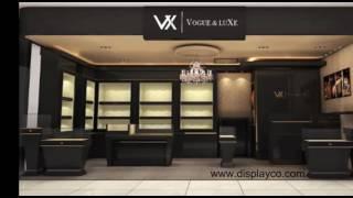 women shoes display showcase shoe shop design