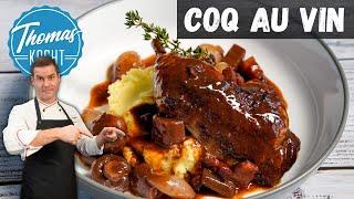 Coq au vin - the classic from France