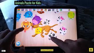 Animals Puzzle for Kids | Android Game for Kids | Gameplay