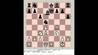 Blackburne, Joseph Henry vs Pigott, A  | London Chess 1862, England