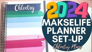 Makselife Planner Set-Up | 2024 Goals & Word of the Year