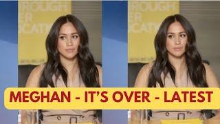 MEGHAN ..IT’S OVER …LATEST NEWS #meghan #meghanmarkle #hollywood