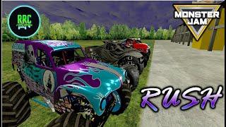 Monster Jam BeamNG Drive RUSH Monster Truck FREESTYLE Event With RRC Family Gaming #1