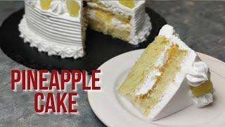 Delicious Homemade Fresh Cream Pineapple Cake Recipe!