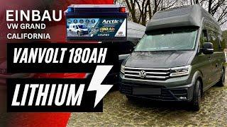 Upgrade im VW Grand California: Einbau der VANVOLT 180Ah LiFePO4 Batterie  für mehr Unabhängigkeit!