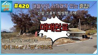 #420 [옛정취 물씬 풍기는 흙집] 하점면 망월리, 대들보 서까래가 살아있네~, 산밑 남향에 위치, 힐링되는 집, 접근성좋은땅, 농막, 주말농장, 강화대교접근성굿, 계획관리지역