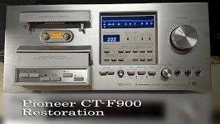 Restoring a vintage Pioneer CT-F900 Cassette Player