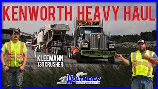 Kenworth W900 and W990 Heavy Haul | Kleemann 130 Crushing Spread